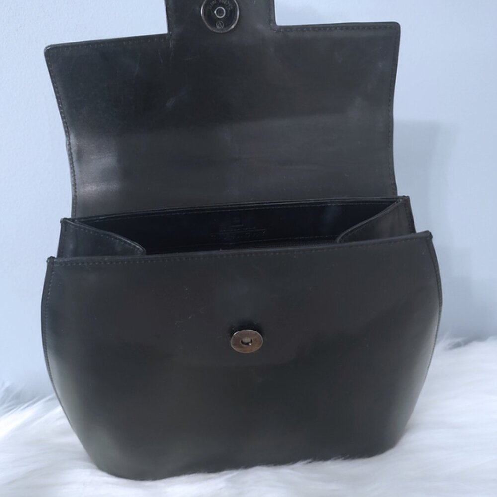 Givenchy Black Leather Structured Top-Handle Shoulder Bag - Picture 5 of 7